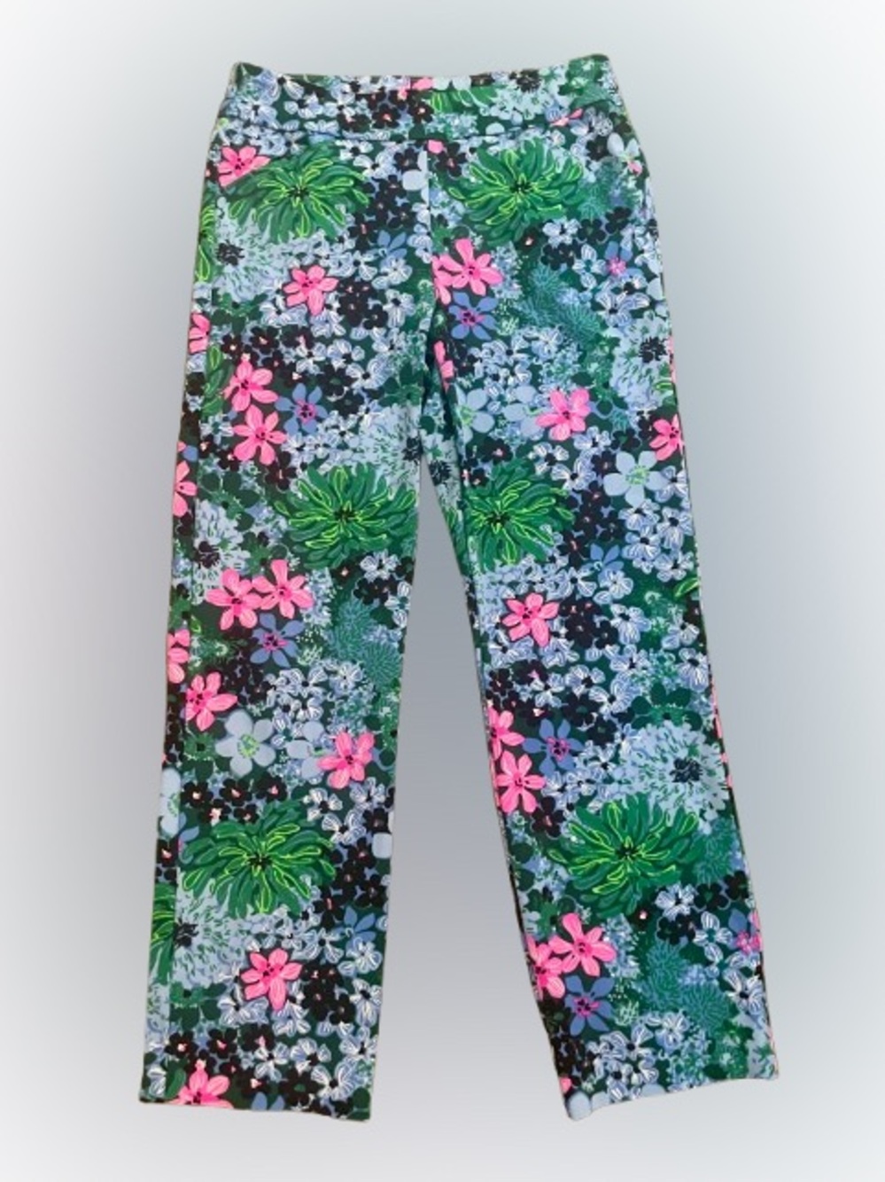 Lilly Pulitzer Luxletic Pants Size 6 Alston UPF50+ Golf Active Preppy Resortwear